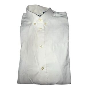 Chaps Classic White Boys Button-Down Shirt Size XL 18-20